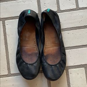 Tieks black ballet flats